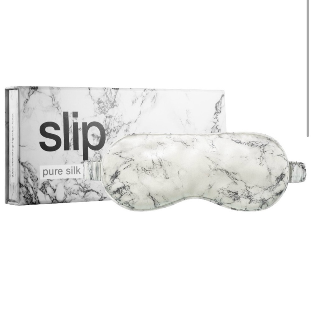 Slip Pure Silk Eye Mask Marble
